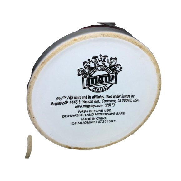 2 M&M Red & Yellow Coffee Mug Cup Collectible Character Mars  2015 - Picture 7 of 7